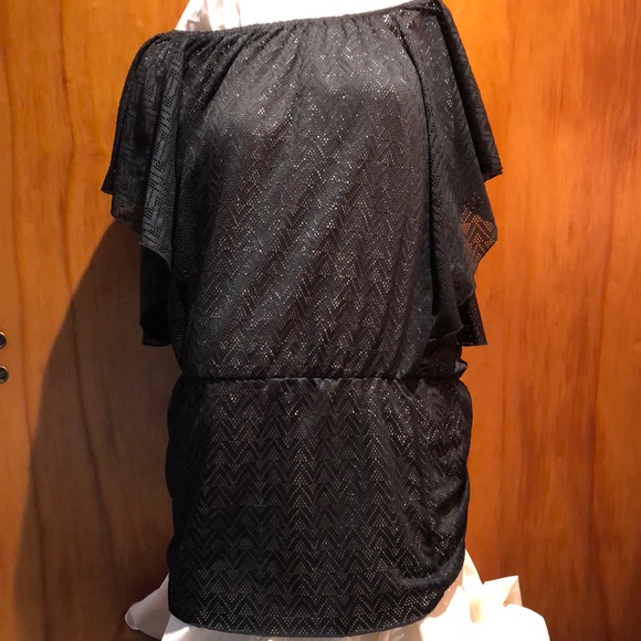 Jordan Taylor Other - Black Batwing Off The Shoulder Bathing Suit Coverup